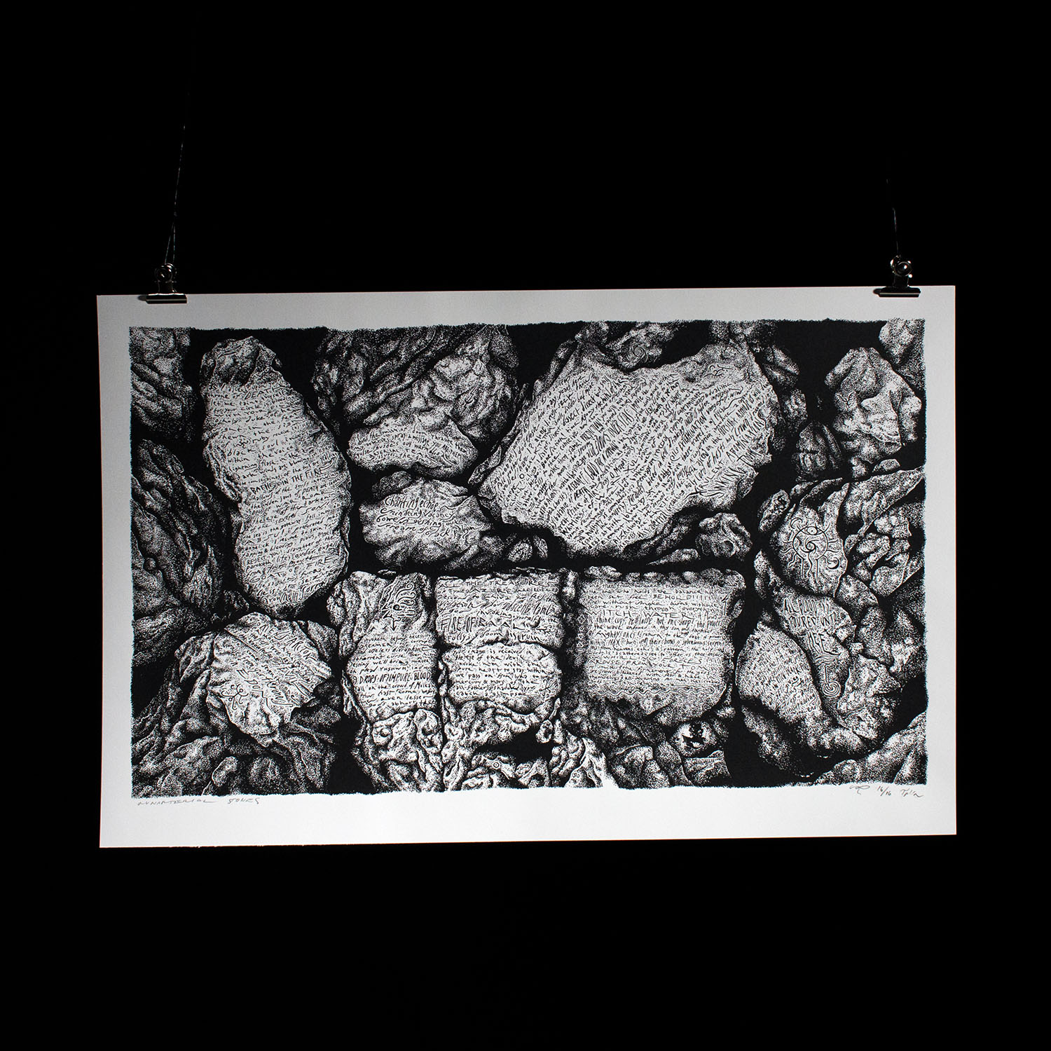 Lunarterial Stones | Print